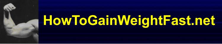 How To Gain Weight Fast Logo